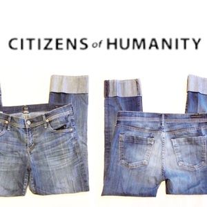 Citizens of Humanity Cropped Straight Leg Jeans 29